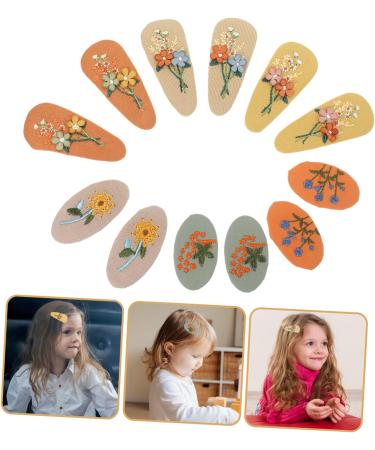 HAPINARY 6 Pairs Fabric Hairpin Hair Clips Cartoon Hair Clip Hairpin Girl Hair Accessory Little Girl Hair Clips Hair Accessories for Hair Barrettes Hair Pin Polyester - Buy Online on SooperMarket.com