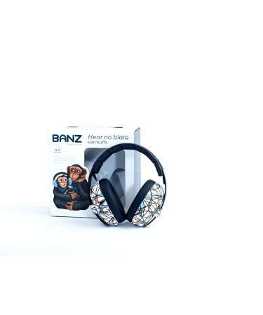 Banz Bubzee Baby Earmuffs - Sticks and Stones EM033 | Protect Your Baby's Hearing | International Shipping Available - Buy Online on SooperMarket.com