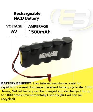 Buy Exell Emergency Lighting Battery TEIG T26000139 - Compatible with Beghelli & More | International Shipping Available - Buy Online on SooperMarket.com