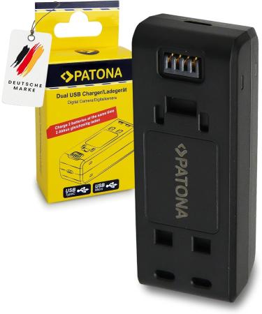 Buy PATONA Dual Charger for Insta IS360RB One R & One RS - International Shipping Available - Buy Online on SooperMarket.com