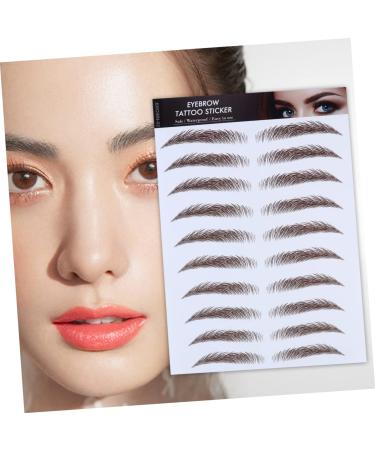 Gogogmee Hair-like Eyebrows 4pcs Eyebrow Stickers Tool Stickers Imitation Eyebrows Water Transfer Eyebrow Sticker Mold Cosmetic - Buy Online on SooperMarket.com