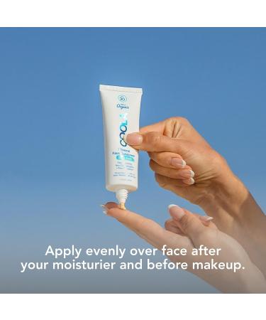 COOLA Organic Mineral Sheer Matte Sunscreen SPF 30 | Dermatologist Tested | Vegan, Gluten & Fragrance Free | 1.7 Fl Oz 2022 Version - Buy Online on SooperMarket.com
