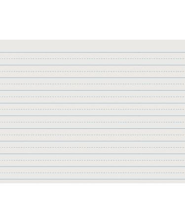 Pacon Alternate Dotted Ruled Newsprint, 11"X8 1/2", 3/8" Ruling, Grade 2, 500 Sheets
