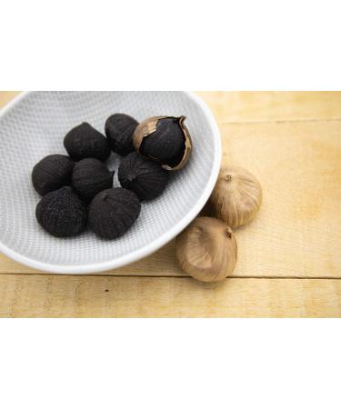 USDA Organic 227g Black Pearl Garlic Jar - 8oz | 100% Whole Black Garlic - Buy Online on SooperMarket.com