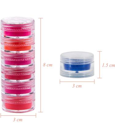 Duufin 54 Colors Nail Powder - Luminous Glitter Halo Pigment for Nail Art, Body & Craft - Buy Online on SooperMarket.com