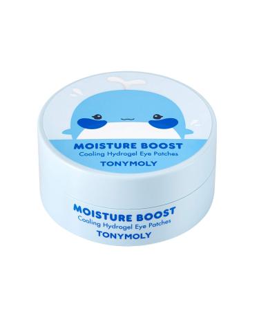 TONYMOLY Moisture Boost Cooling Hydrogel Eye Patches, 90 g.