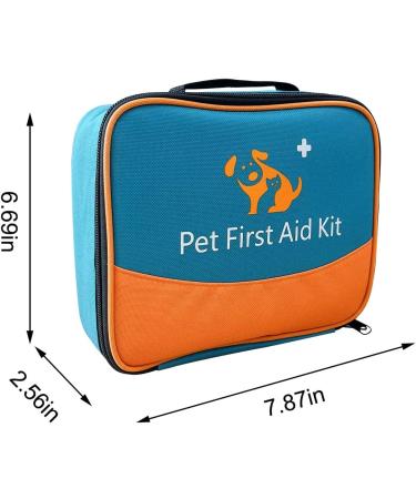 Pet First Aid Kit Veterinary First Aid Bag for Dog Cat Rabbit Animal with Otoscope feeder Perfect for Home Care and Outdoor Travel Emergencies - Buy Online on SooperMarket.com