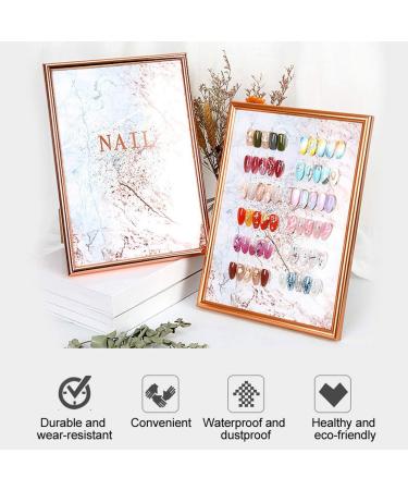 Nail Art Showing Holder Acrylic Nail Art Display Holder Nail Art Color Chart Display Board Stand Nail Tip Gel Polish Color Display Card Frame - Buy Online on SooperMarket.com