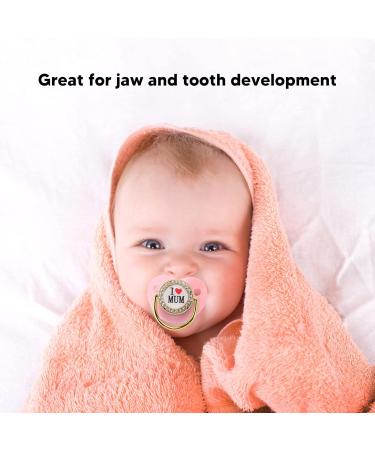 Portable Pink Baby Pacifier - Built-in Silicone Closed Loop Design for Home Use - Buy Online on SooperMarket.com
