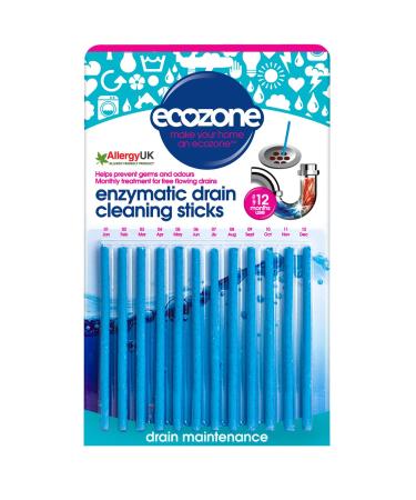 Ecozone Enzymatic Drain Cleaning Sticks 25g