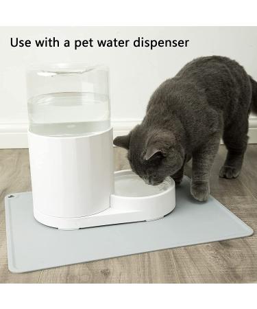 CZPET Pet Food Mat - Non-Slip Cat and Dog Feeding Placemat for Food and Water Dispenser - Easy to Clean Meal Mat for Large, Medium, and Small Pets - Buy Online on SooperMarket.com