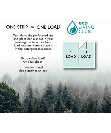 Eco Living Club Laundry Detergent Sheets Hypoallergenic Eco-Friendly Biodegradable Plastic Free Paraben and Cruelty Free Travel Friendly Eco-strips (40 Load) (Spring Scent) - Buy Online on SooperMarket.com