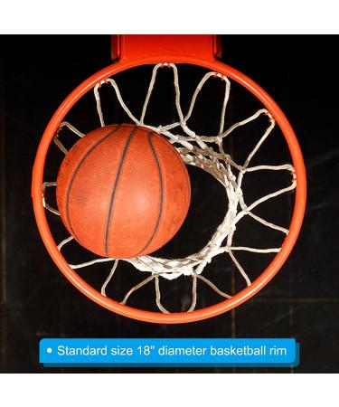 18 PATIKIL Basketball Rim: Wall/Door Mounted, Indoor/Outdoor Goal, Orange/Black - Buy Online on SooperMarket.com