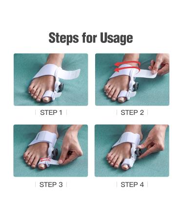 Tech Love Bunion Corrector & Toe Separator for Women and Men + 2 Fixed Straps - Buy Online on SooperMarket.com