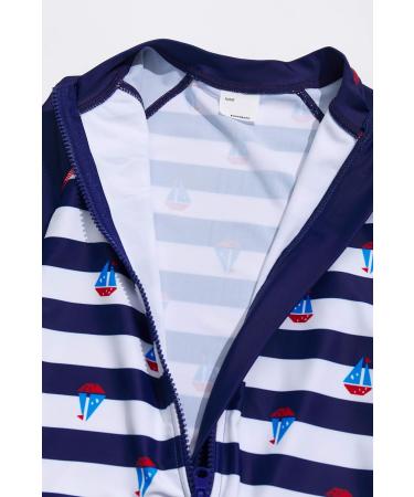 Bonverano Baby Boys Swimsuit | UPF 50+ Sun Protection | Full-Length Zipper | 2-3 Years Yawl - Buy Online on SooperMarket.com