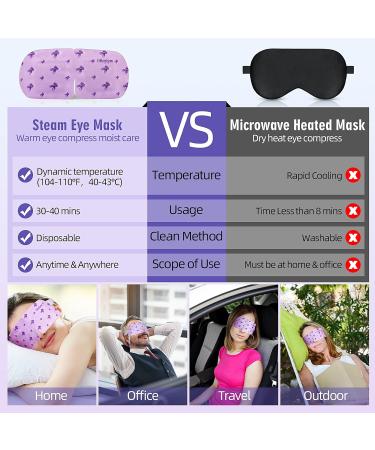 Serfeymi 16-Pack Self-Heating Steam Eye Masks for Sleeping - Lavender & Chamomile | Disposable Eye SPA Mask for Mother's Day Gifts - Buy Online on SooperMarket.com
