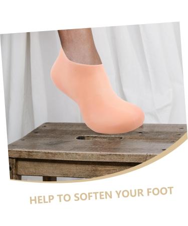 OSALADI 2 Pairs Exfoliating Moisturizing Socks Dry Cracked Feet Socks Cracked Heel Socks Lotion Socks Moisture Enhancing Socks Foot Lotion Reusable Socks Sebs Socks Care Women's - Buy Online on SooperMarket.com