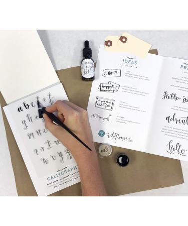 Calligraphy Starter Kit - Beginner Modern Calligraphy Set with Oblique Pen and Nib - Buy Online on SooperMarket.com