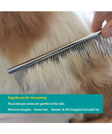 Redreo Stainless Steel Pet Comb for Dogs - Effective Deshedding & Knot Removal Tool for Poodles & All Breeds - Buy Online on SooperMarket.com