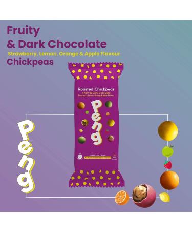 Peng Roasted Chickpeas Snack (6 x 30g) - Healthy High Protein Plant-Based Fruity Candy - Buy Online on SooperMarket.com