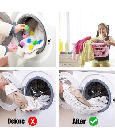 16 Pcs Tumble Dryer Balls Reusable Laundry Balls for Washing Machine Eco-Friendly Detangle Balls for Washing Machines Anti Static Washing Machine Balls Reduce Static Cling & Wrinkles(Color Random) - Buy Online on SooperMarket.com