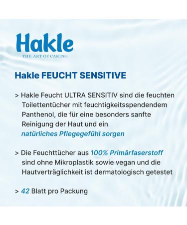 Hakle Moist Ultra Sensitive Toilet Paper 12 Packs | Soft & Gentle for All Skin Types | International Shipping Available - Buy Online on SooperMarket.com