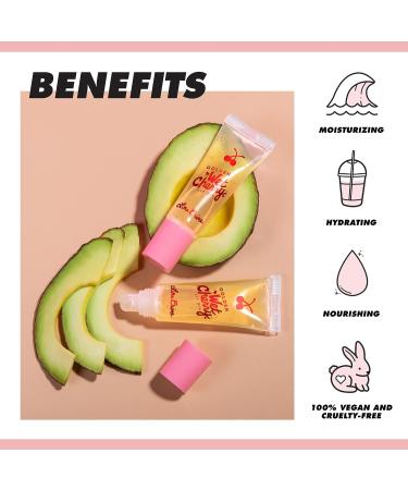 Lime Crime Golden Wet Cherry Lip Oil - Moisturizing, Exfoliating & Hydrating with Avocado Oil & Vitamin E for Soft, Supple Lips - Vegan Formula for Repairing Dry, Chapped Lips - Buy Online on SooperMarket.com