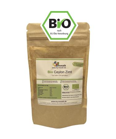 Organic Ceylon Cinnamon 100g - Type Ceylon - Premium quality reduced germ gluten -free lactose -free laboratory test vegan cinnamon 100% natural gently dried and ground 100 g (1 Pack)