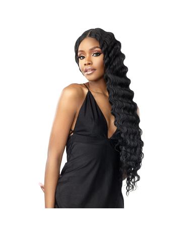 Sensationnel Vice Lace front wig - HD Transparent Lace Pre-plucked Hairline with Babyhair 5 Inch Deep Part - Vice Unit 06 (1B)