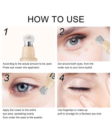 Buy Mineral Sunscreen Eye Cream - Hydrating 3-in-1 Anti-Aging SPF 35 Blue Light Filter for Dark Circles & Puffiness - 15ml (#02 Medium) - International Shipping Available - Buy Online on SooperMarket.com