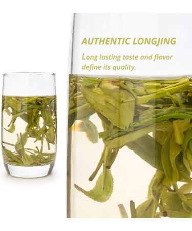 Oriarm 2023 Xihu Longjing Green Tea Loose Leaf - 500g - Spring Dragonwell Tea - Ecologically Grown - Chinese Long Jing Dragon Well Tea Leaves - Buy Online on SooperMarket.com