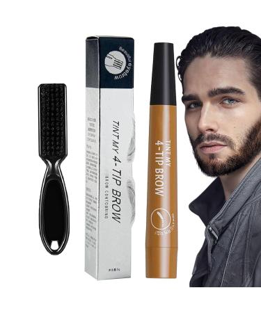 Buy Bart Waterproof Beard Pencil for Men | Long-Lasting Hair Filler & Natural Finish - Light Brown - Buy Online on SooperMarket.com