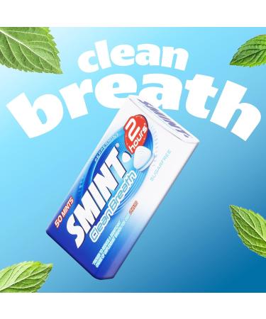 Smint Sugar Free Mints 2 Hour Clean Breath 50 XXL Peppermint Flavour - 12 Tins - Buy Online on SooperMarket.com