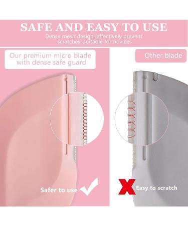 21 Pieces Facial Razors for Women - Eyebrow Trimmer Shaper and Exfoliating Dermaplaning Tool - Leaves Shaped Design - Buy Online on SooperMarket.com