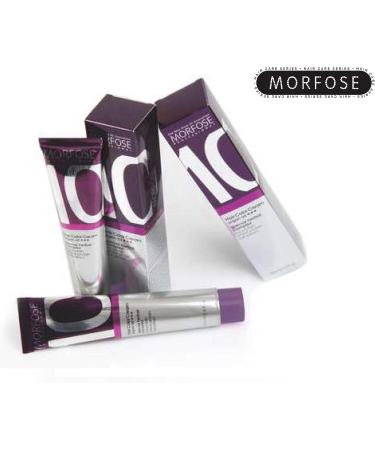 Morfose 10 Professional Hair Colour Cream 100 ml No. 8.11 Intense Light Ash Auburn - Buy Online on SooperMarket.com