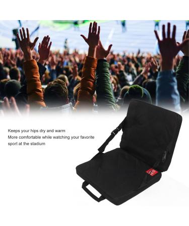 Heated Seat Cushion for Backrest - Waterproof Breathable 3 Temperature Levels Portable & Foldable for Camping & Outdoors - Buy Online on SooperMarket.com