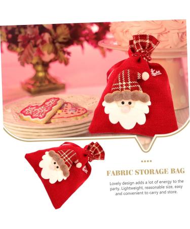 OFFSCH 3pcs Christmas Candy Bag Storage Bags Candy Bags Christmas Container Bag Cloth Small - Buy Online on SooperMarket.com