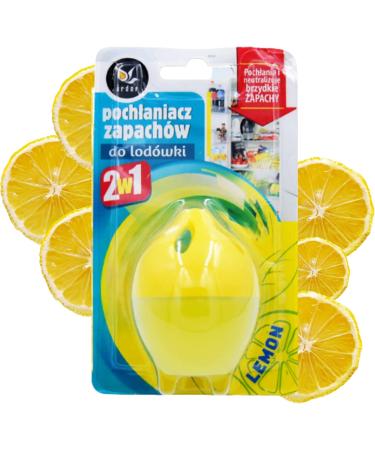 Ardor Refrigerator Odor Remover - Long-Lasting Lemon Scent Air Freshener (30 ml) | Simple Application Neutralizes Odors for 2 Months - 1 Piece - Buy Online on SooperMarket.com