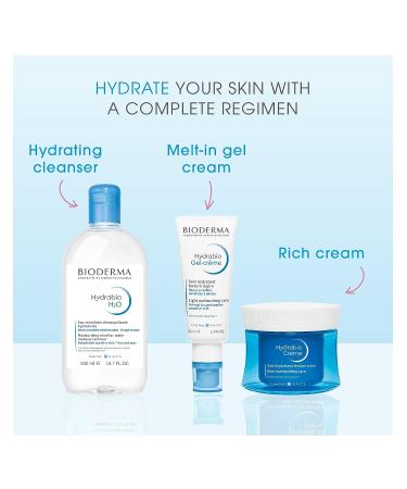 Bioderma Hydrabio Gel Cream Moisturizer - 1.33 Fl Oz - Radiance-Boosting Face Cream for Normal to Combination Sensitive Skin - Buy Online on SooperMarket.com