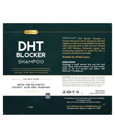 DHT Blocker Shampoo & Conditioner for Hair Growth - Natural Biotin Formula for Men & Women - Boost Hair Growth & Prevent Hair Loss - Buy Online on SooperMarket.com