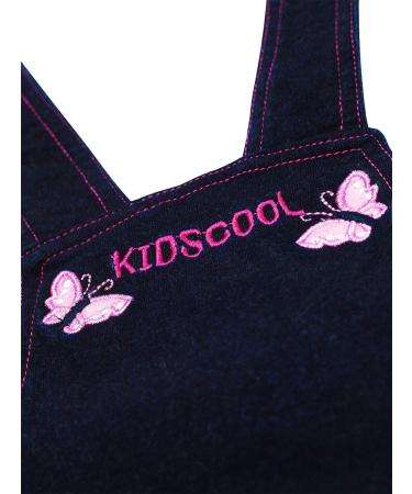 KIDSCOOL SPACE Baby Denim Overalls | 3D Cartoon Knitted Jean Dungarees (Blue) - 3-6 Months - Buy Online on SooperMarket.com