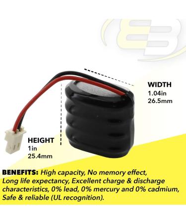 4/V150H-C NiMH 4.8V 150mAh Battery - Genuine VARTA Cells for Quick Check 150/200 Emergency Lights & Energy Backup - Buy Online on SooperMarket.com