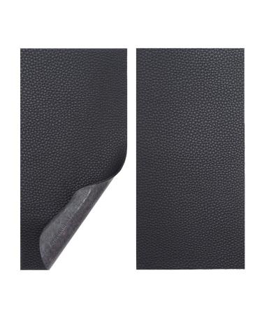 Vowcarol Leather Repair Kits for Couches and Cars  Leather Repair Patches Super-Thin Vinyl Repair kit 2 PCS Black