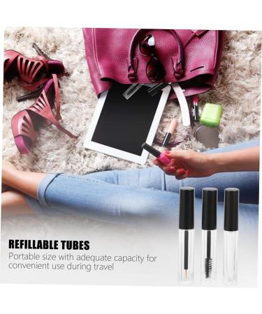 BELLIFFY 6pcs Eyeliner Eyelash Bottle Makeup Containers Clear Mascara for Eyelashes Lash Mascara Plastic - Buy Online on SooperMarket.com