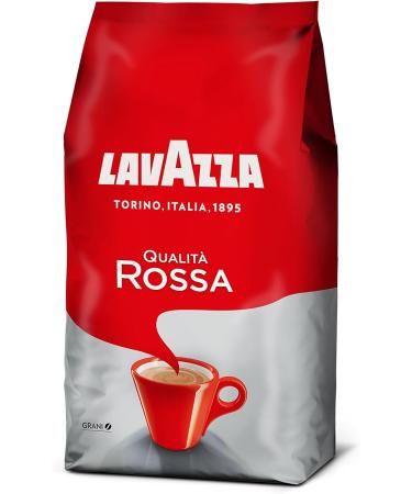 Lavazza Qualita Rossa Coffee Beans 1000g - Authentic Italian Blend 1kg (Pack of 1) - Buy Online on SooperMarket.com