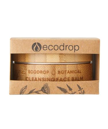 Ecodrop Cleansing Balm and Makeup Remover - 50ml | Sustainable Makeup Remover Balm | Pore-Deep Cleanser | Nourishing Skin Cleansing Balm with Moringa Rose Geranium Chamomile & Rosemary Oil | Natural