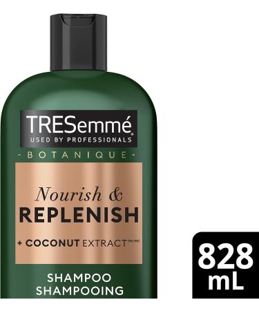 TRESemm Botanique Nourish & Replenish Shampoo for dry hair + Coconut Extract formulated with Pro Style Technology 828 ml Botanique Nourish Shampoo 828 ml (Pack of 1) - Buy Online on SooperMarket.com