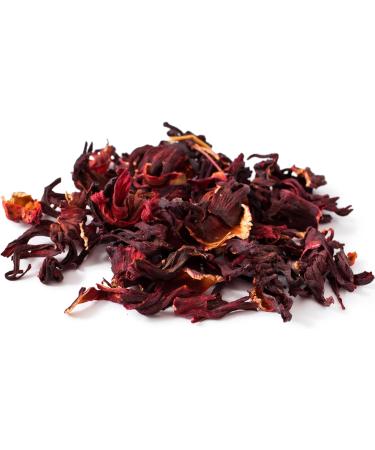 Hibiscus Flowers Whole Petals 100g - Villa Nostrum | Premium Quality - Buy Online on SooperMarket.com