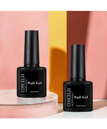 Coscelia Liquid Latex Tape Set - Peel Off 8ml Skin Protection for Nail Art & Manicure Odorless White - Buy Online on SooperMarket.com