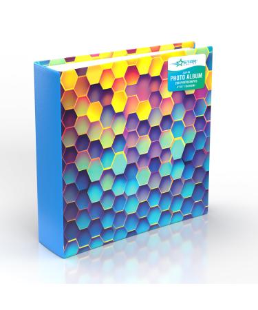 Star Online Honeycomb Photo Album Memo Slip in Holds 200 Photos 4 x 6